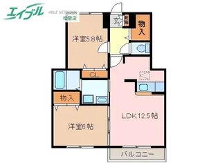 ドリーム・21 B棟【1階】の間取り