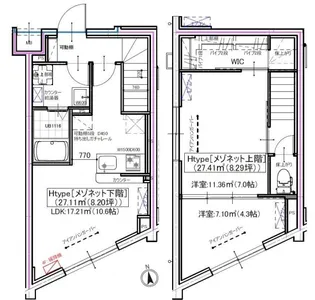 CREAL三軒茶屋【4階】の間取り