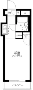スカイコート品川第2【3階】の間取り