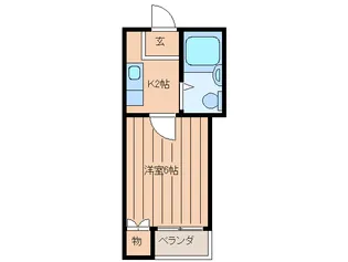 ハセロイヤル南住吉【1階】の間取り