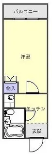 のづきマンション【1階】の間取り