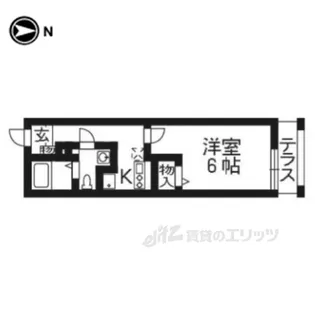 CastleShinraku【1階】の間取り