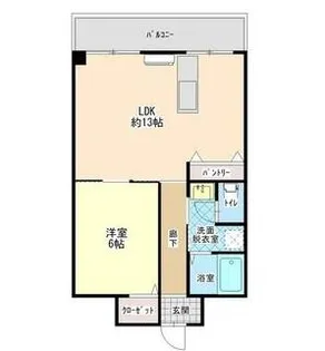 アランマーレ【2階】の間取り