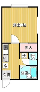 コーポきはらII【2階】の間取り