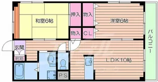 ユキ千里山【2階】の間取り