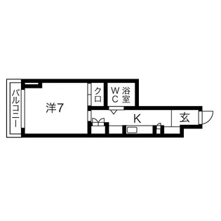 リエス浜松駅南【1階】の間取り