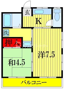 ヴィレッジ今井2号棟【2階】の間取り