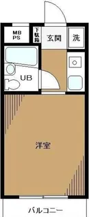 ダイアパレス目黒本町【1階】の間取り