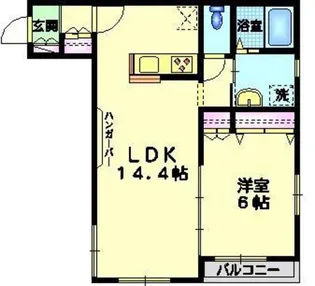 アネックス西大井【2階】の間取り