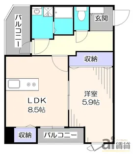 Aifort.永福町【2階】の間取り