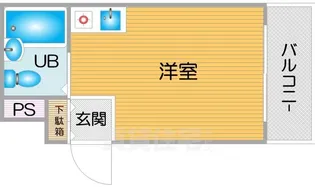シーズ住吉【4階】の間取り