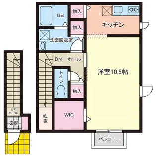 CITY福田町II【2階】の間取り