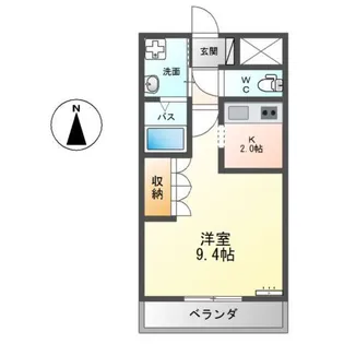 パーシモン【1階】の間取り