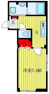 カーサ フェリーチェ【1階】の間取り