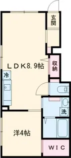 グランビルド江木【1階】の間取り