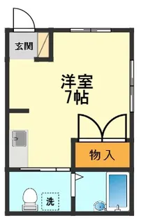 フローラ西小岩【1階】の間取り