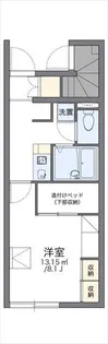 レオパレスエアル【1階】の間取り