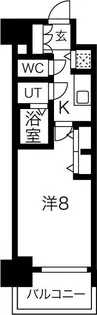 プレサンスジェネ葵【5階】の間取り