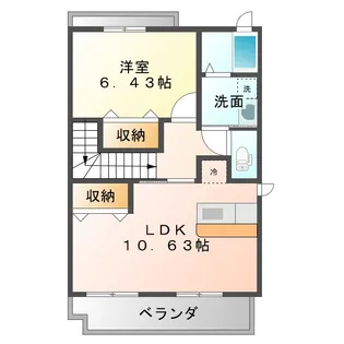 プランドールM【2階】の間取り