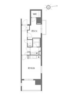 PUREMIUM CUBE秋葉原/プレミアムキューブ秋葉原【7階】の間取り