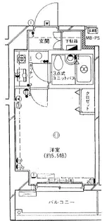 ホーユウコンフォルト川崎【5階】の間取り