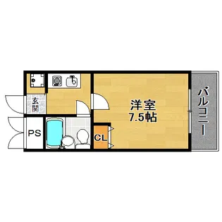 EPO北野レジデンス【4階】の間取り