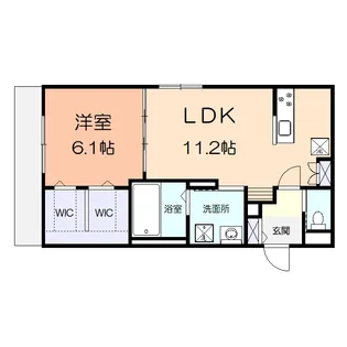 カーサマーレ【1階】の間取り