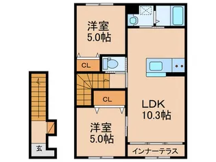 グランノヴァ【2階】の間取り