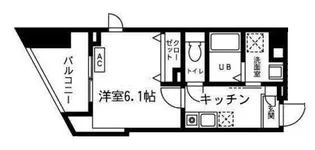 タイム西池【2階】の間取り
