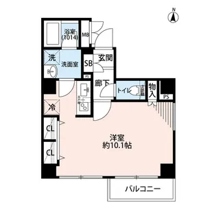 プレール・ドゥーク亀戸II【6階】の間取り