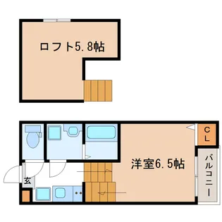 エルファード長町【2階】の間取り