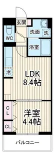 リブリ・YK津久井浜【1階】の間取り