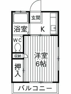 プラムハイム市川2【2階】の間取り