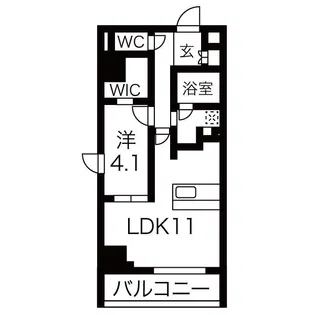 ルネサンスコート築地【3階】の間取り