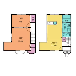 COUR VERTE【1階】の間取り