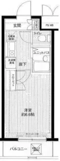 メインステージ目黒南【3階】の間取り