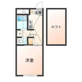 メルヴェーユ行田【1階】の間取り