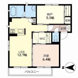 シオン・ゼクサ【3階】の間取り
