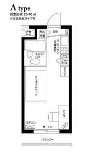 グリーンヒル恵比寿【4階】の間取り