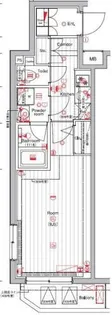 THE HOUSE 赤坂檜町【4階】の間取り
