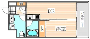 ルネッサンス21博多【3階】の間取り