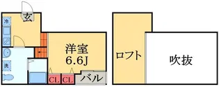 マザーユニックス【2階】の間取り