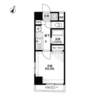 プレール・ドゥーク多摩川【2階】の間取り