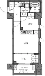 ジェイグランコート両国【2階】の間取り