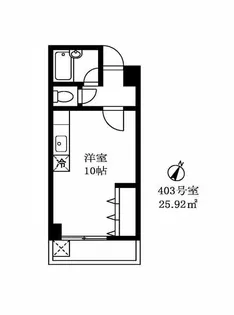 安藤グリンハイム【4階】の間取り