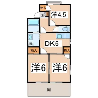 フレグランス菊島【1階】の間取り