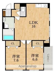 コンチェルト【2階】の間取り