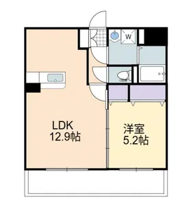 【新築】リノア【4階】の間取り