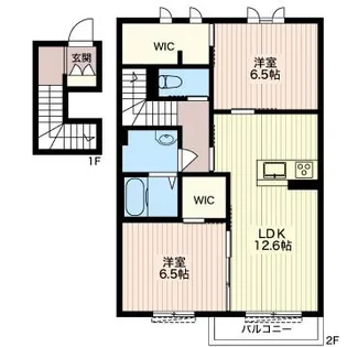 Shamaison ドルチェ ビータI 202号室【2階】の間取り