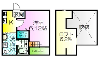 グランツ湊【2階】の間取り
